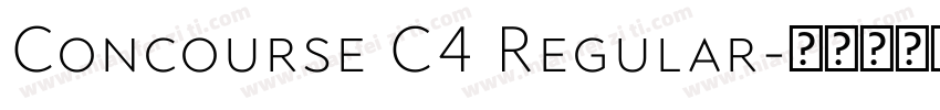 Concourse C4 Regular字体转换